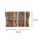 Pochette Beige Rayas