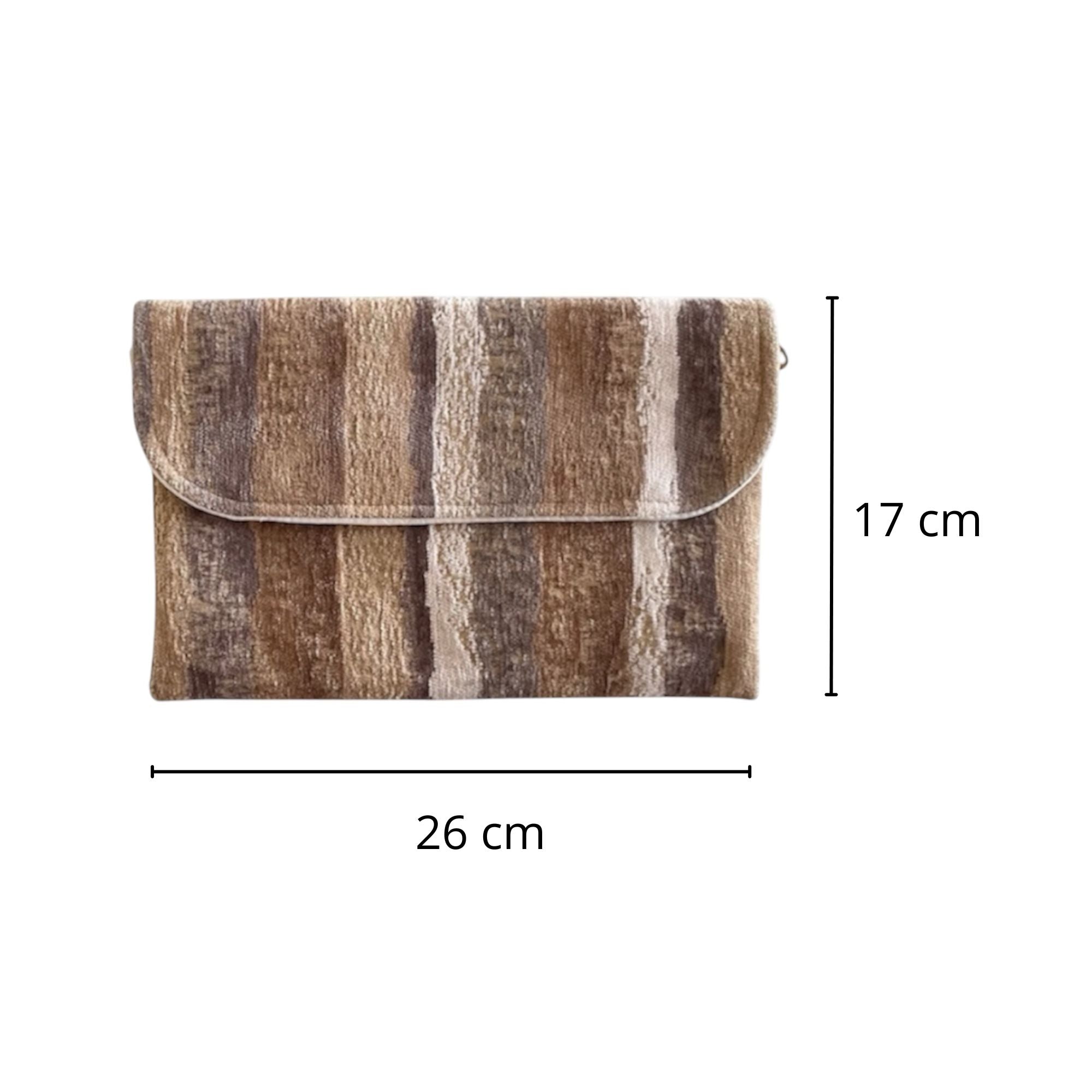 Pochette Beige Rayas