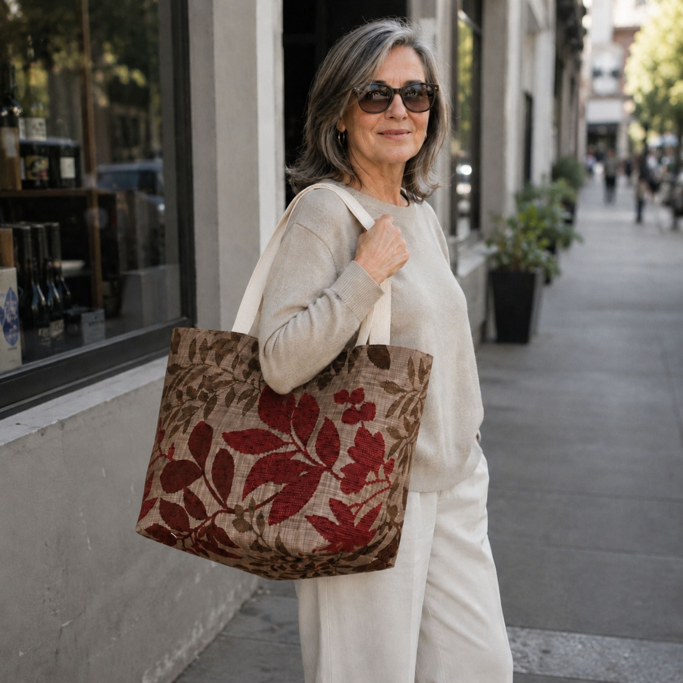 Bolso floreado Convertible