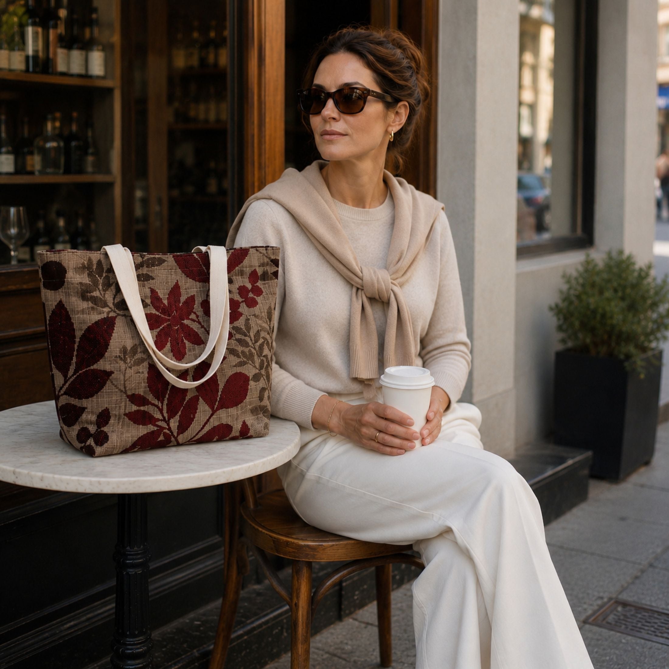 Bolso floreado Convertible
