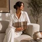 Pochette Beige Rayas