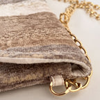 Pochette Beige Rayas