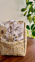 Box Pouch Amarillos flores