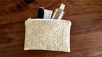 Zipper Pouch amarillo flores