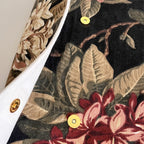 Cartera Pochette Negra floral