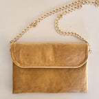 Cartera Pochette Dorada