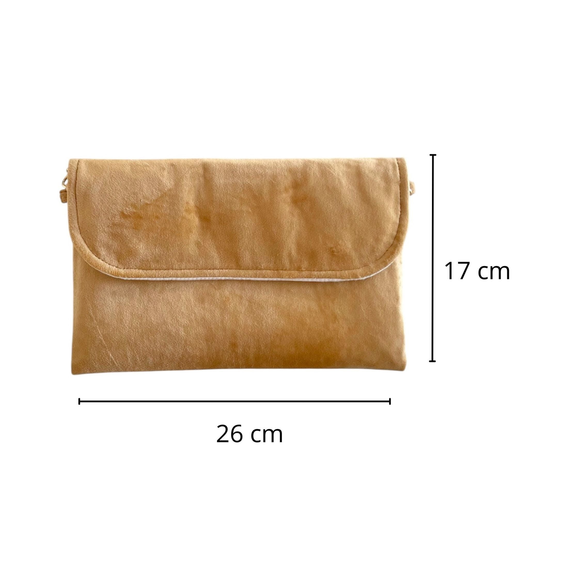 Cartera Pochette Dorada