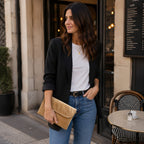 Cartera Pochette Dorada
