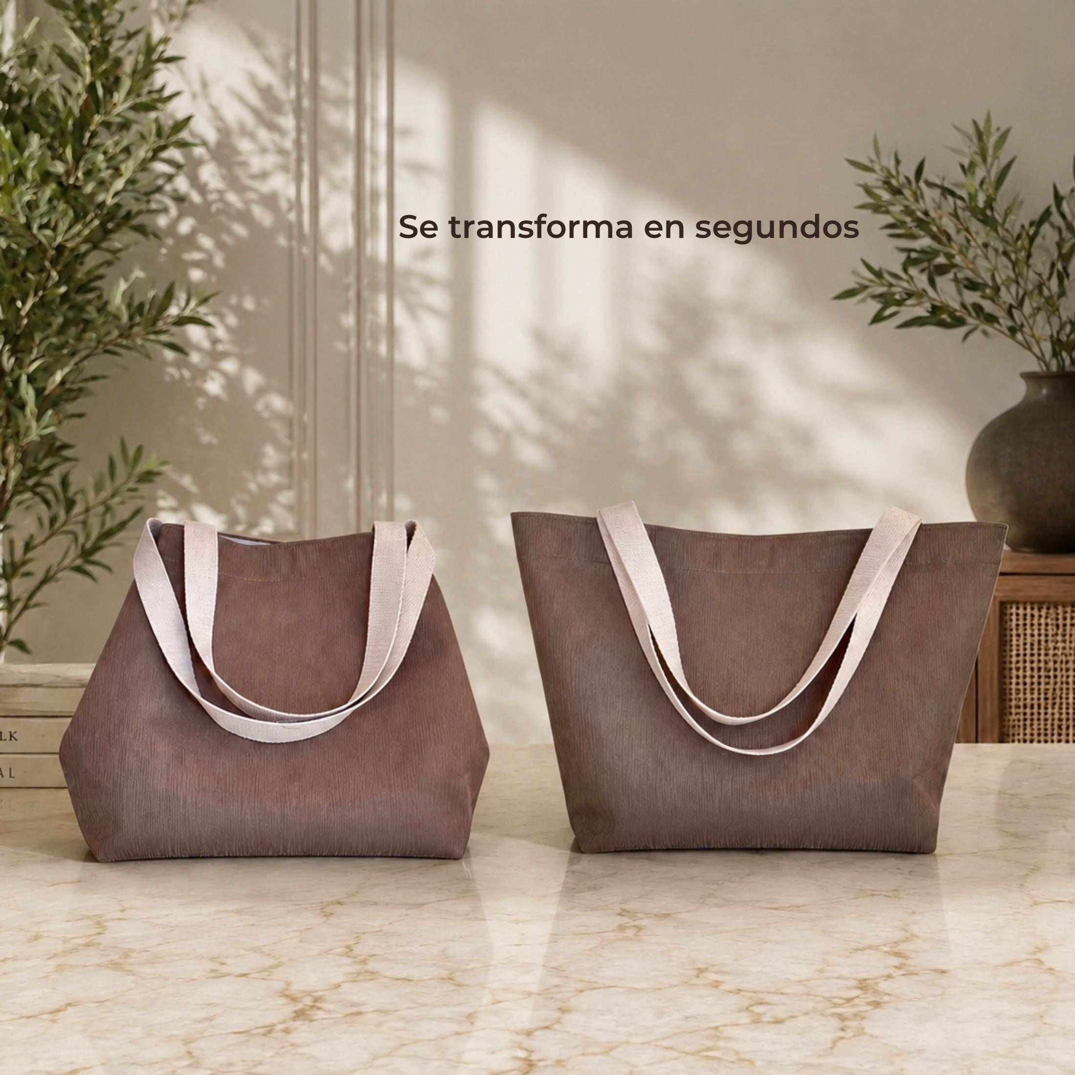 Bolso Beige Convertible