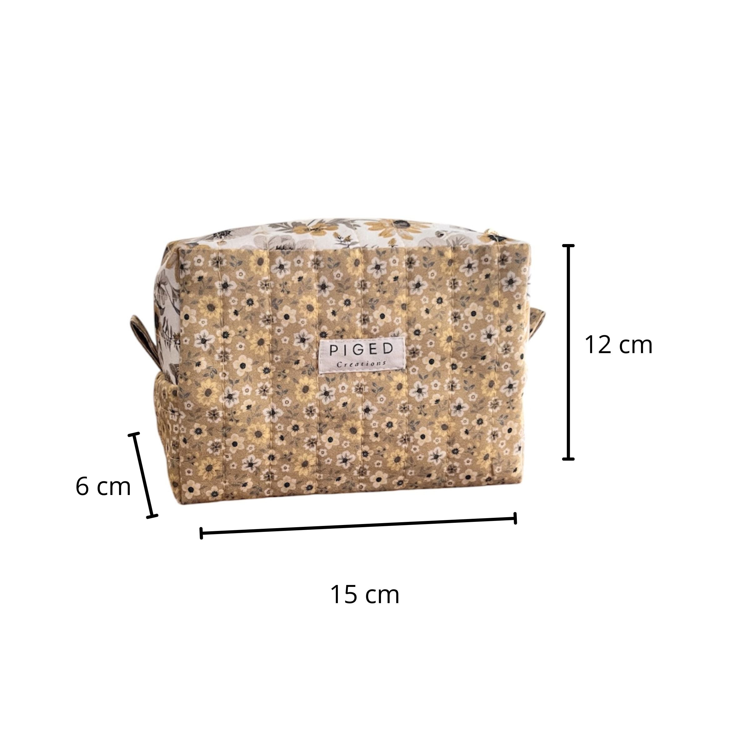 Box Pouch Amarillos flores