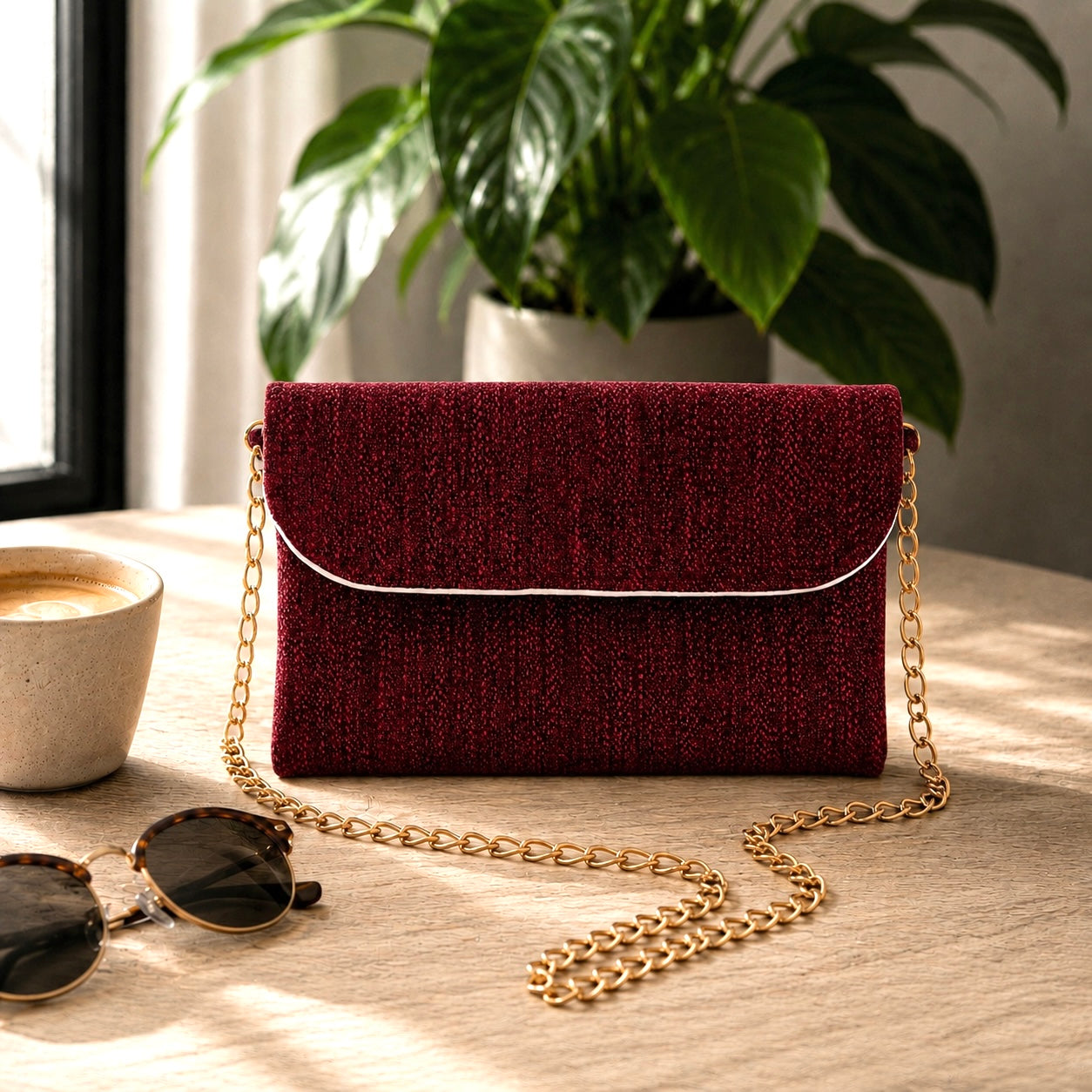 Cartera Pochette Burdeo